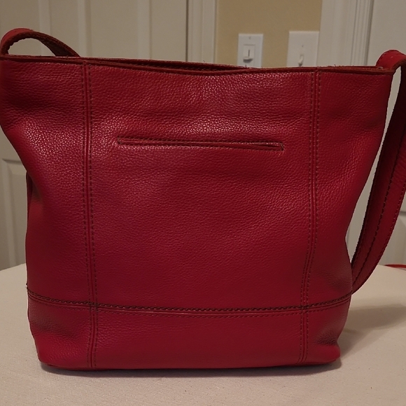 The Sak Cherry Red Shoulder Bag - Picture 3 of 6